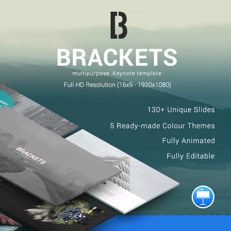 Brackets Multipurpose Keynote Template