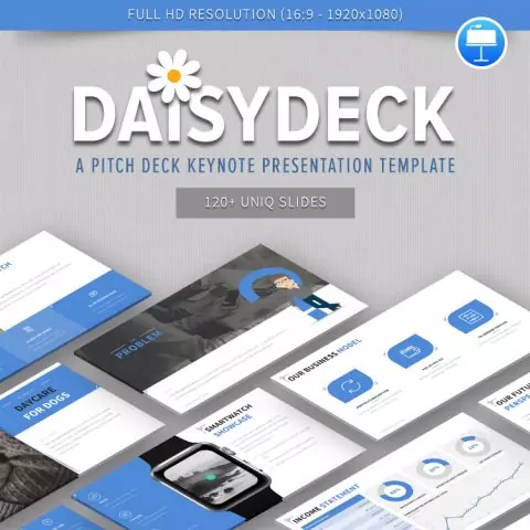 DaisyDeck – Pitch Deck Keynote Template