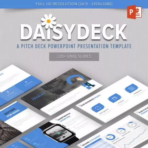 DaisyDeck – Pitch Deck PowerPoint Template