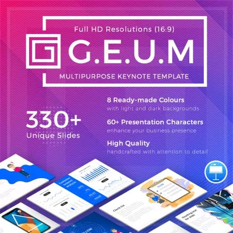 Geum – Multipurpose Keynote Template