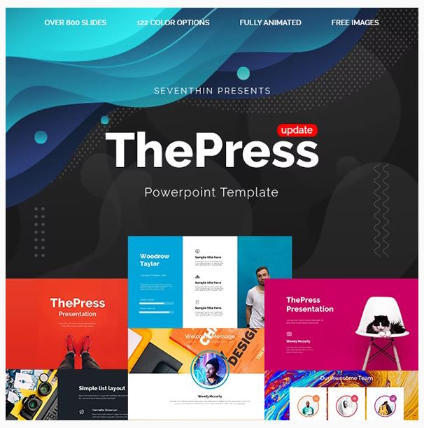 ThePress - Animated Powerpoint Template